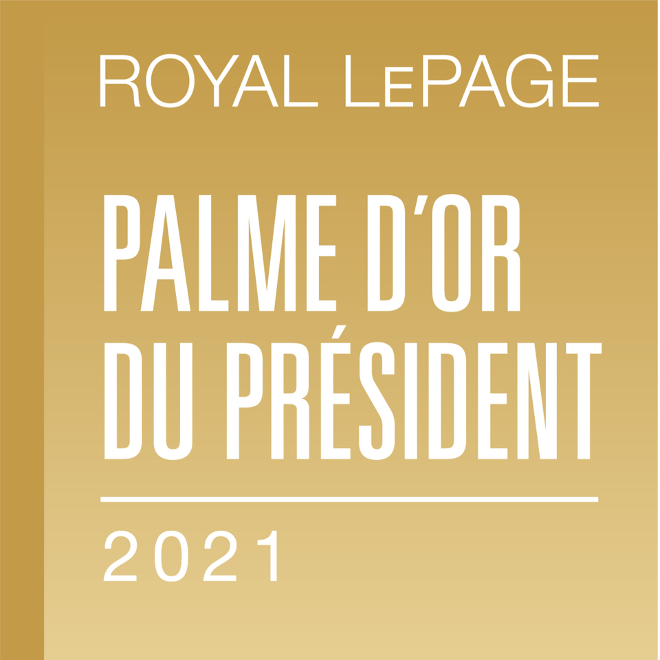 Awards of Gabriela Jonas, residential real estate broker with Royal LePage Expert, serving Longueuil, Brossard, Saint-Constant, Delson and the South Shore of Montreal.